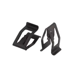 10pcs Fastener Clip Portable Metal Car Interior Accessories Car Buckle Multifunctional Black Car Supplies Metal Retainer