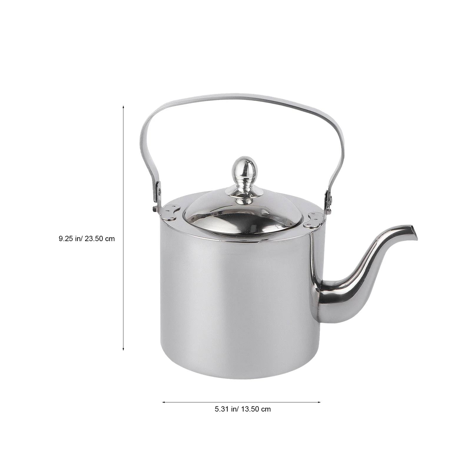 

2L Large Capacity Teapot Stainless Steel Tea Kettle with Infuser Easy Pouring Stylish Design Long Lasting Teapot