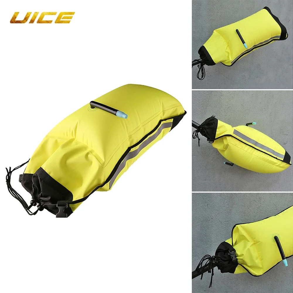 

Canoe Inflatable Boat Paddle Float Safety Bag Kayak Paddle Float Kayak Chamber Quick Release Buckle Water Lifesaving Equipment