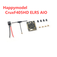 HappyModel CruxF405HD ELRS AIO 3in1 Flight Controller Built-in 20A ESC UART 2.4G ELRS RX 2-4S 20X20mm for FPV Toothpick Drone