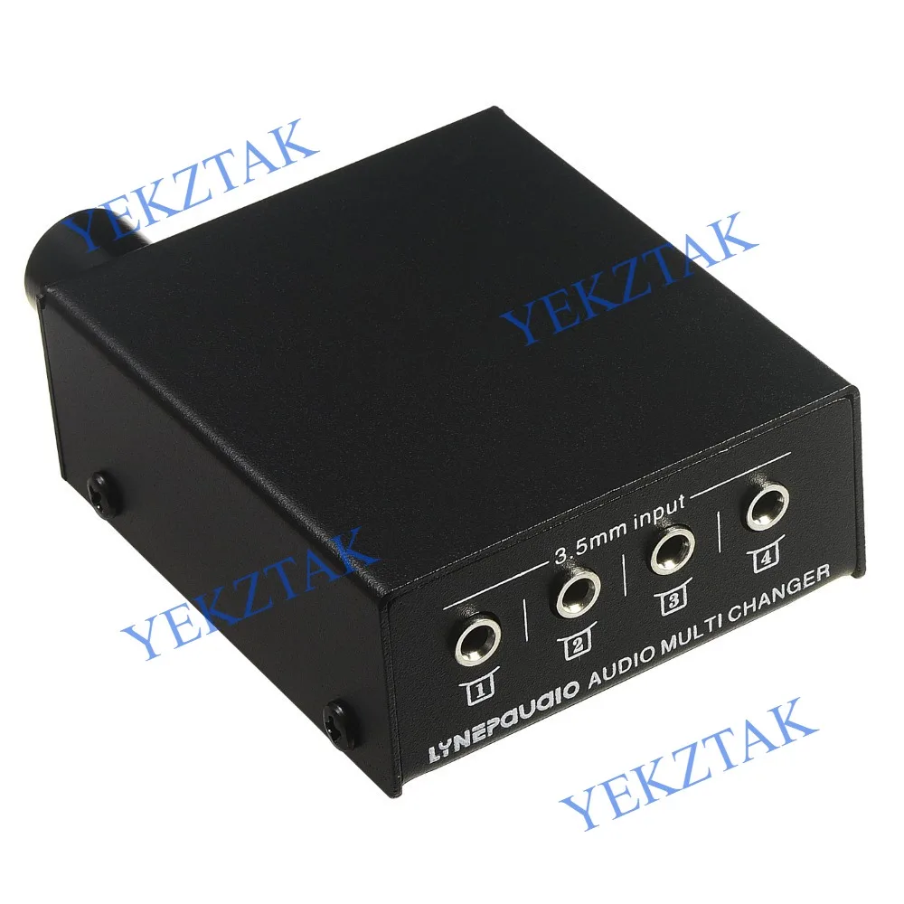 B003 4 In 4 Out Audio Signal Selection Switcher / Audio Switcher / Speaker Switcher / 4 Sets Of Synchronous Output
