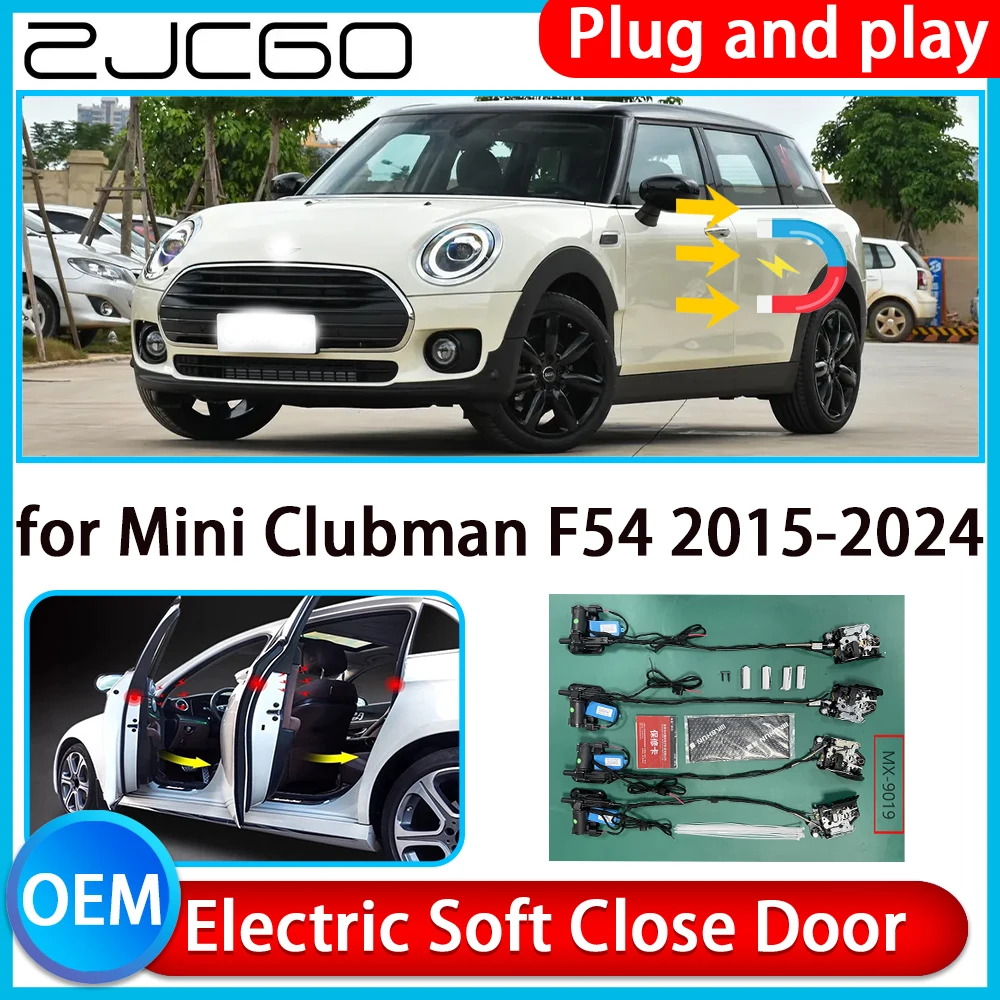 

ZJCGO for Mini Clubman F54 2015-2024 Auto Pull Car Soft Close Kit Door Power Latch Electric Door Catch Soft Closing Assist