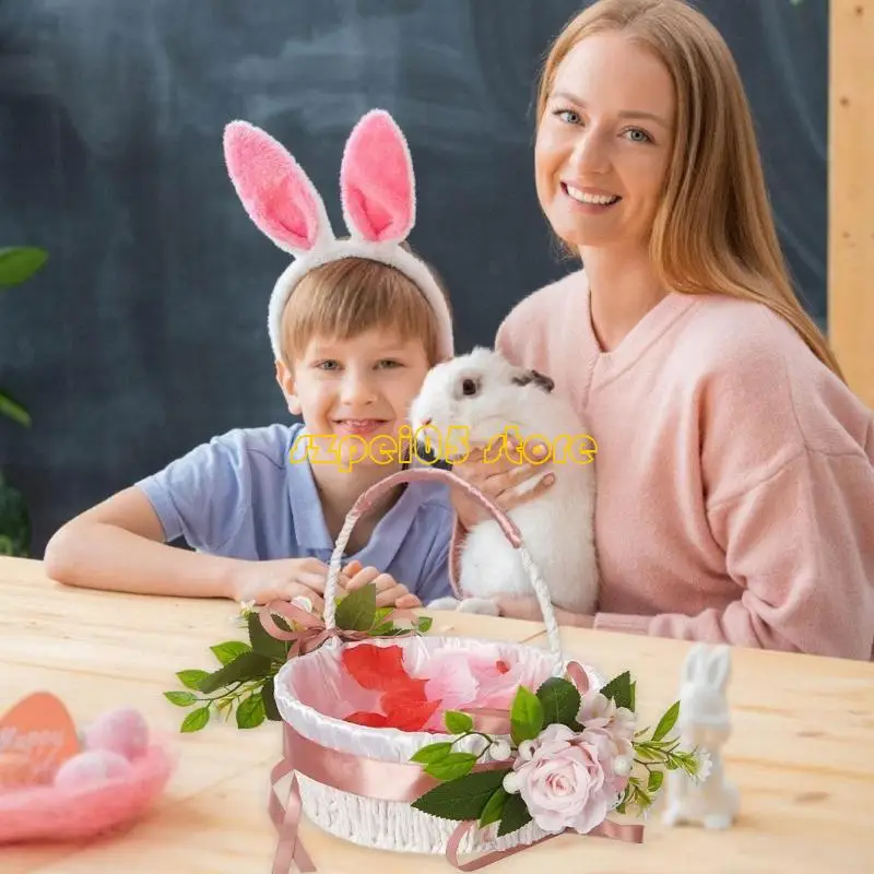 45BE cesta flores artificiais para casamentos e aniversários perfeitamente para banquetes