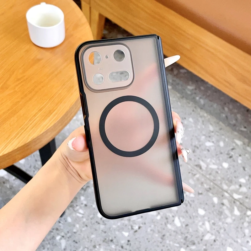 For Google Pixel 11 Pro Fold Case Luxury Ultra-thin Matte Silicone Magnetic Wireless Charging Shockproof Back Cover Accessories