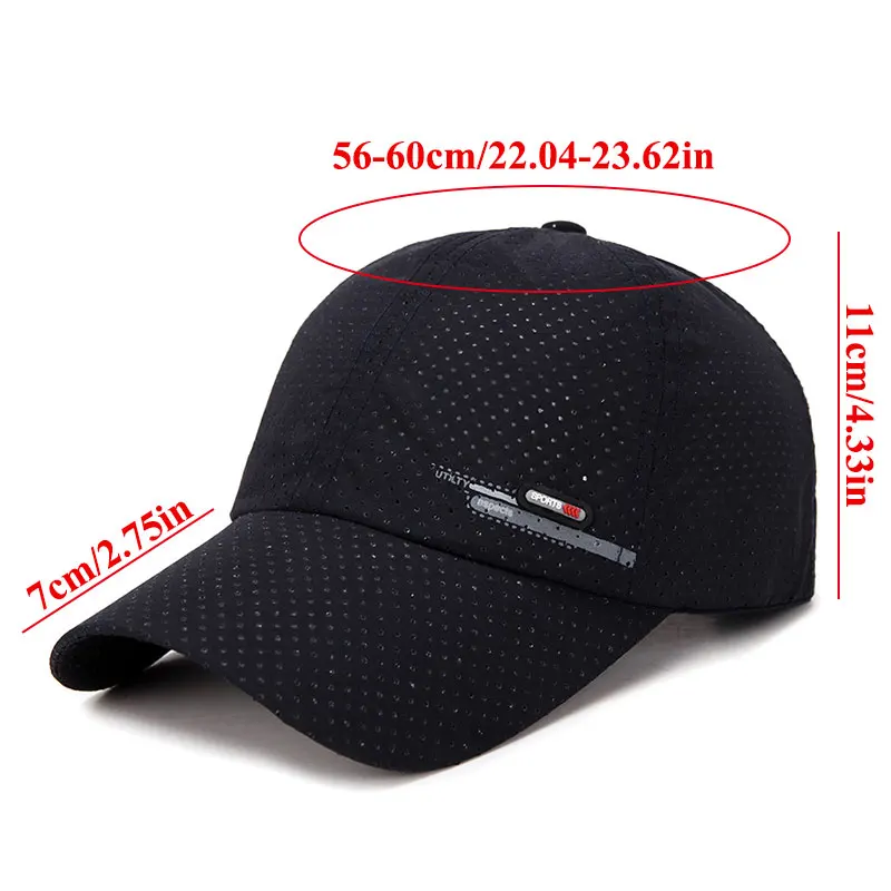 Summer Quick Drying Cap Male Men Cap Luxury Brand Baseball Cap Canada Golf Cap 2022  Solid Snapback Bone Hat casquette Hats