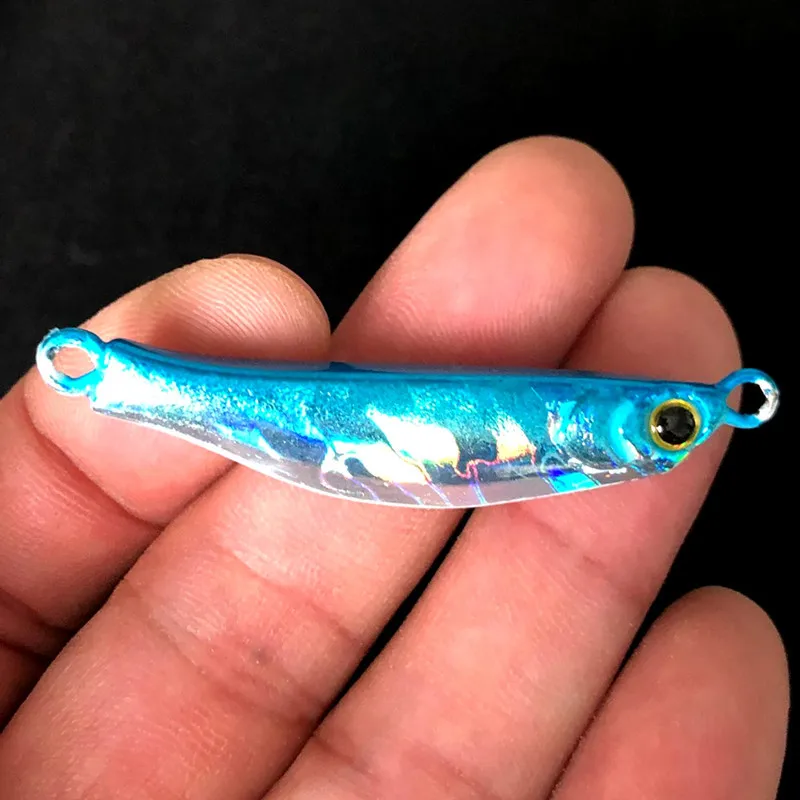 1 Stück Verkauf Langsam schütteln Jigs Angeln Jigbait Köder Metallköder Weitwurf Shore Throw Glow Kunstköder 4,9 cm/20 g – Detail 7