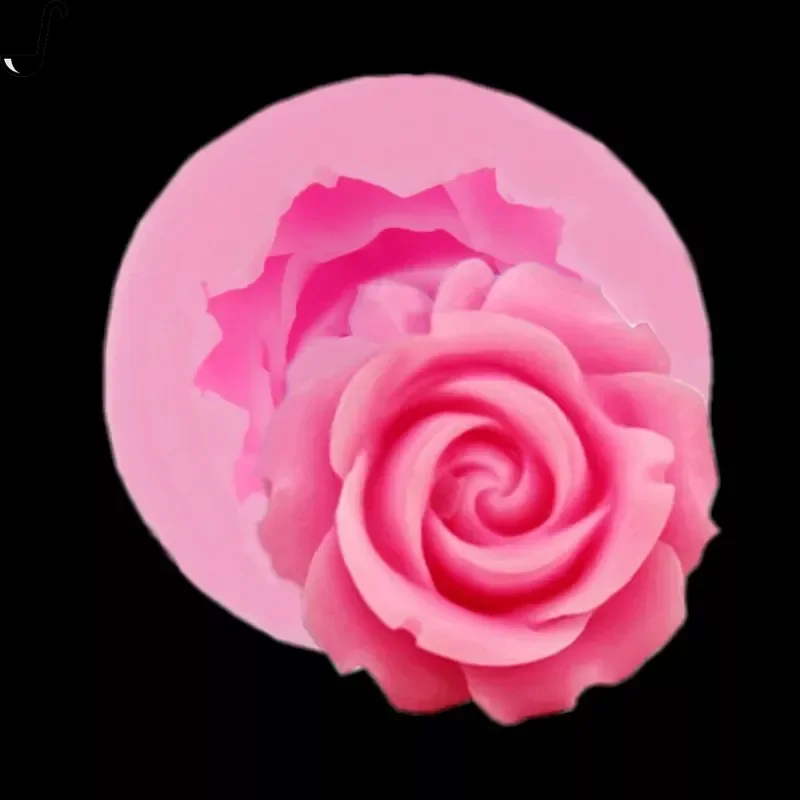 Kitchen 3D Rose Silicone Cake Moldмолды силиконовые Flower Fondant Mold Decoration Baking Tool Soap Mold силиконовые формы цветы