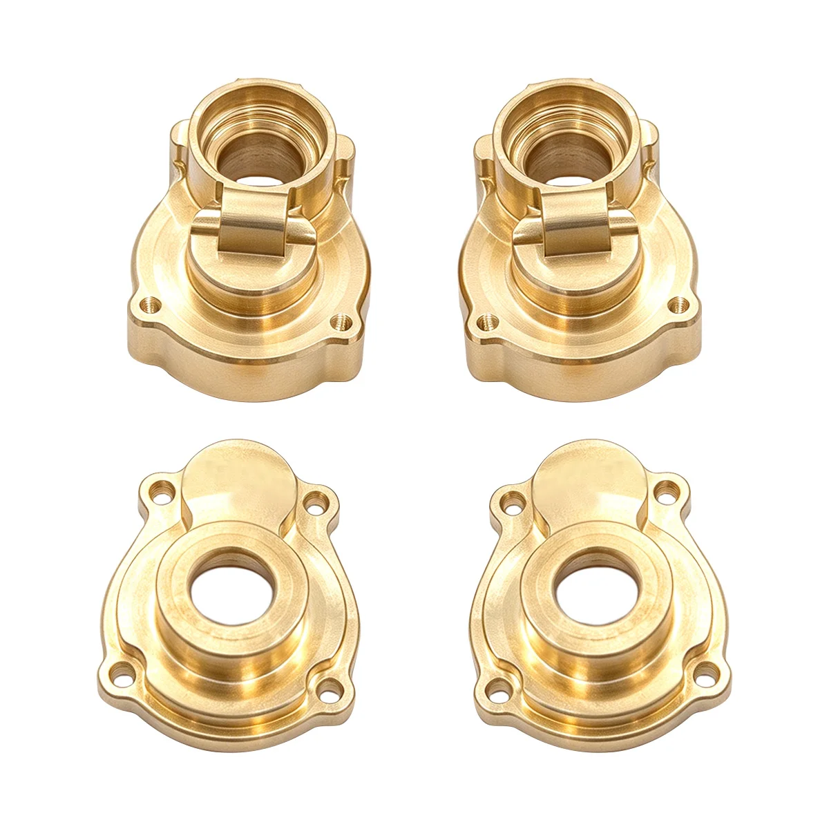 RC Car Brass Metal Upgraded Rear Axle Cup Fit For Huangbo 1/10 R1001 R1011 Full Scale Remote Control Car Accessories