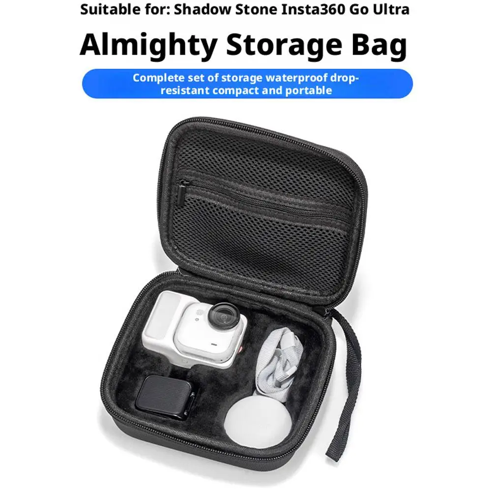 

Мини-чехол для переноски Insta360 GO, универсальная сумка для хранения, защитный чехол, портативная дорожная сумка, кейс