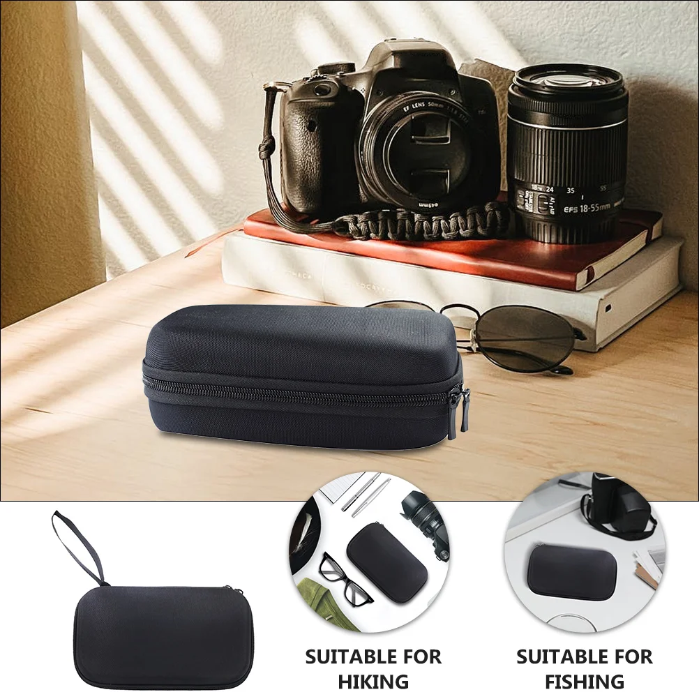 

Pocket Storage Case Waterproof Bag Black Handheld Hard Carrying Pouch