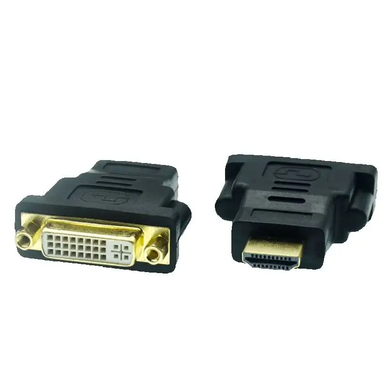 

Переходник DVI-адаптер HDMI-совместимый штекер-DVI 24 + 5 гнездовой конвертер адаптер 1080P для монитора проектора HDTV