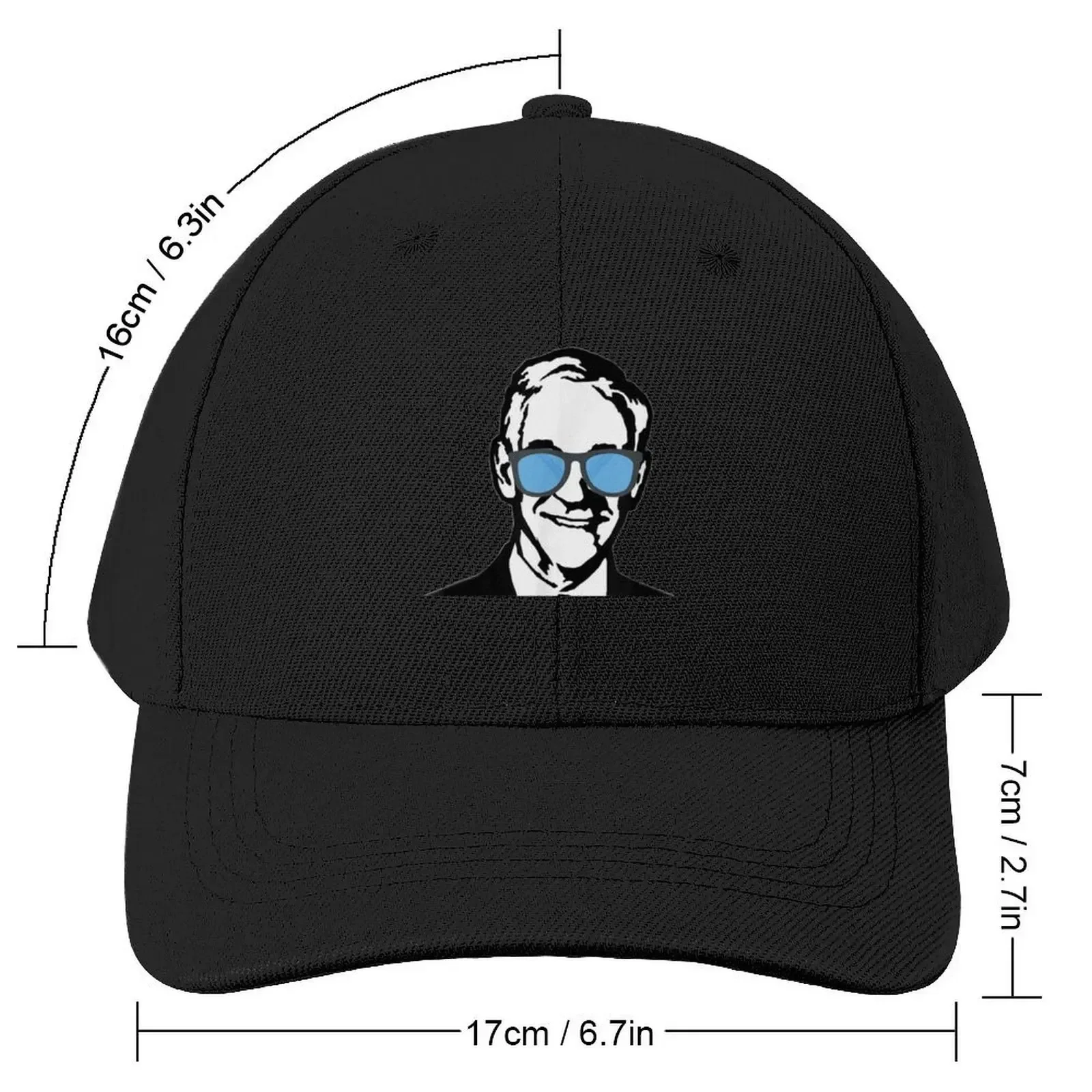 Gary cohen Believe in freedom Ron paul Classic Essential Baseball Cap Big Size Hat beach hat Caps Women Men's