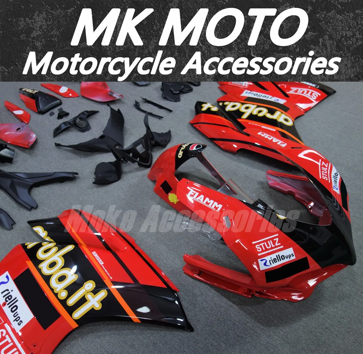 Injection Fairings Kit Fit para Panigale, Vermelho, Preto, Amarelo, Novo Conjunto de Carroçaria, Amarelo, 15, 16, 17, 18, 959, 1299, Panigale, 2015, 2016, 2017, 2018