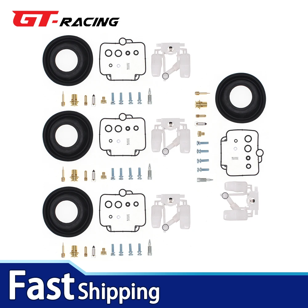 

4Set For Suzuki GSXR 750 90-91 GSXR750W 92-95 Motorcycle Carburetor Repair Kit Diaphragm Float