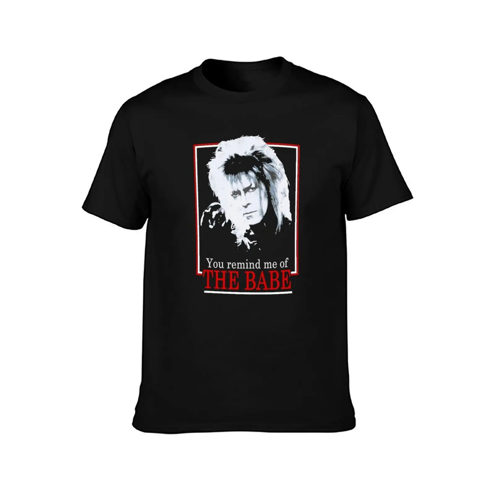 Womens Labyrinth Retro You Remind Me of The Babe T-Shirt Gym Wear Breathable Short Sleeve Tee T-Shirt