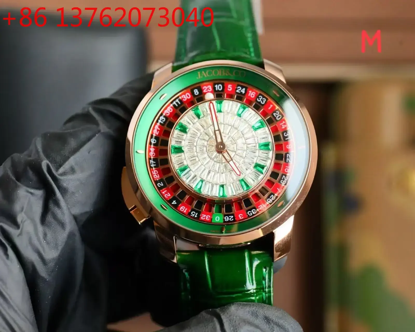 JACO Russian Roulette Watch Limited Edition Mechanical Watch Waterproof High Quality Men's Watch