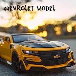 1:32 Chevrolet Camaro Alloy Sports Car Model Diecasts Metal Toy Car Vehicles Model High Simulation Collection Childrens Toy Gift