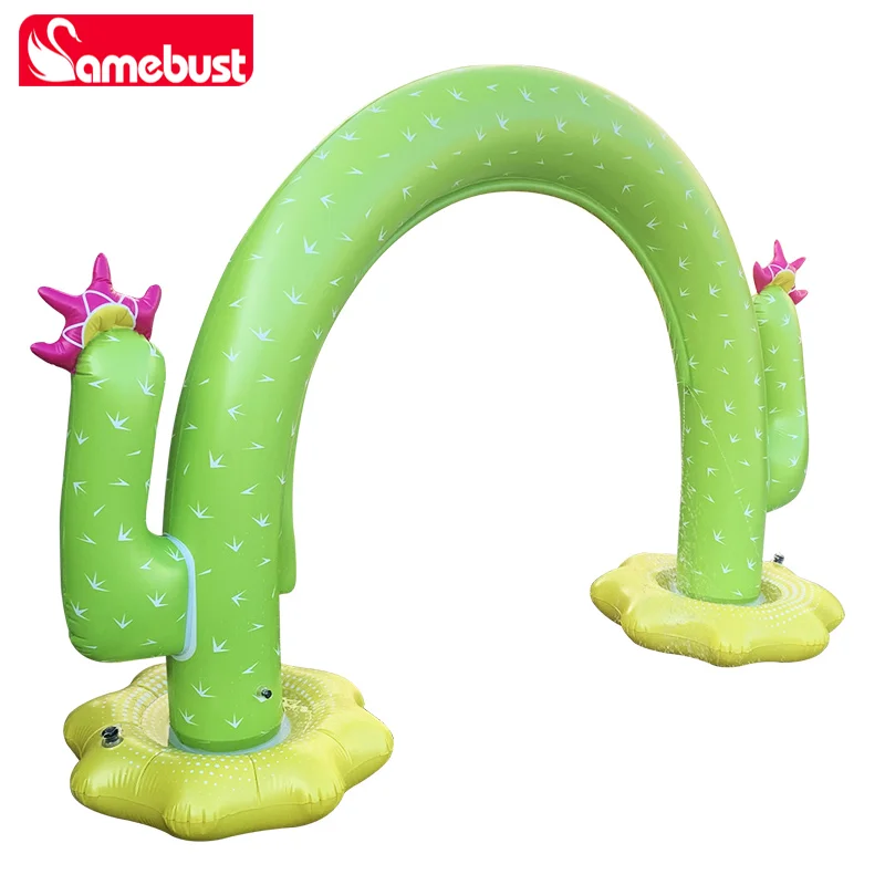 Camebust Spray Mat Pool Wave Kinderwatermat Outdoor Gazon Tuin Sprinkler Watermat Cactus Opblaasbaar Zwembad Spel Speelgoed