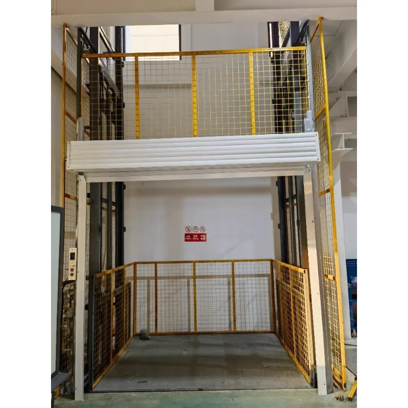 Customizable Freight Elevator Single Double Track Simple Lifting Freight Guide Rail Hydraulic Lifting Platform Lift Crane