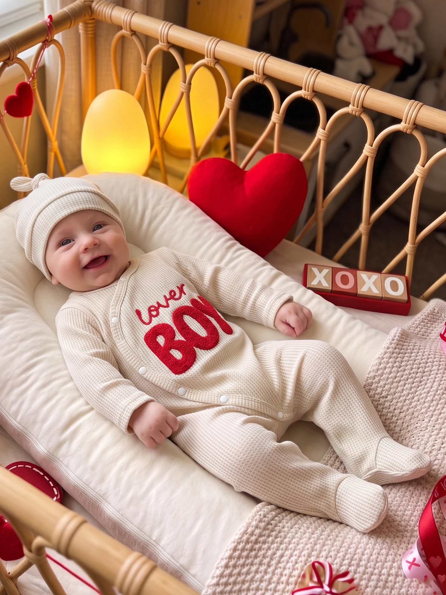 Long Sleeve Bodysuit Baby Long Sleeve Bodysuit Long-Sleeve Boy Bodysuit With With Hat Compact Baby Boy Valentine