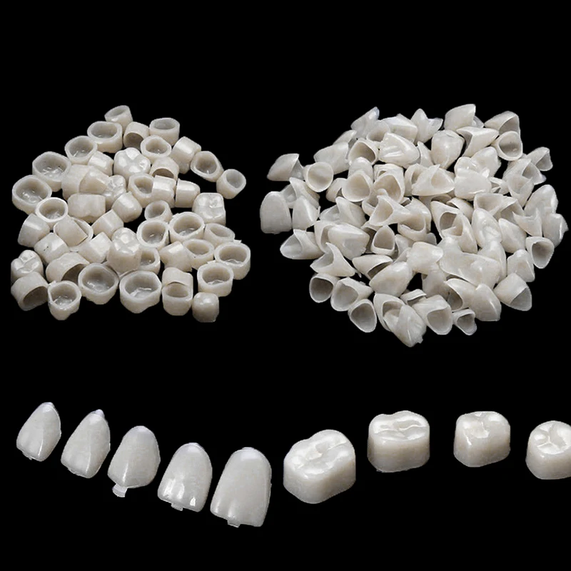 New【2 Packs Dental Temporary Crown Material For Anterior + Molar Teeth Veneers New】