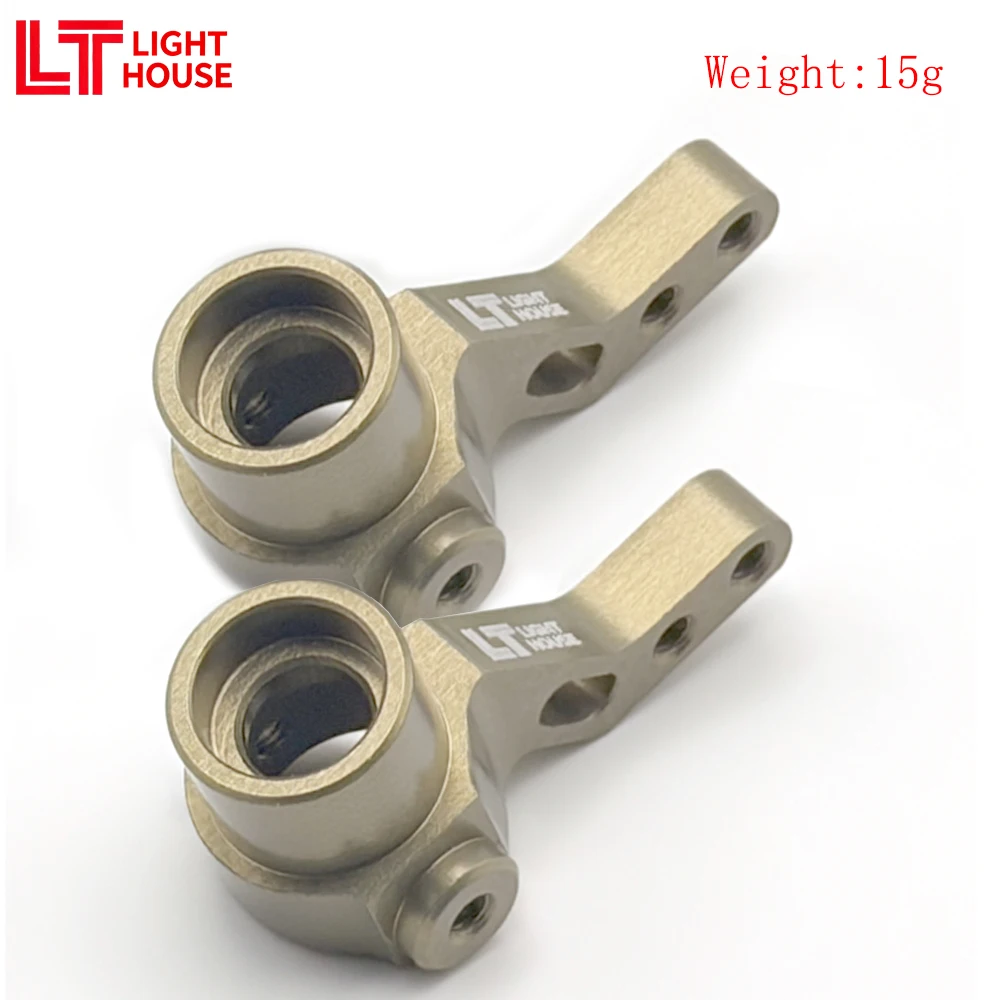 CASA LUZ 7075 Articulações de direção dianteira de oxidação dura de alumínio para Cen Racing 1/8 RC Car Upgrades Parts 2 unidades / conjunto