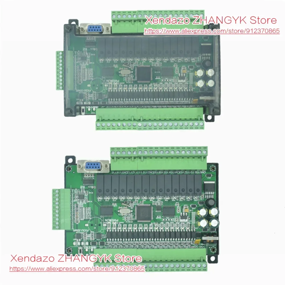 PLC fx3u-30mr industrial control board simple programmable controller type support RS232/RS485 communication add CAN/485/clock