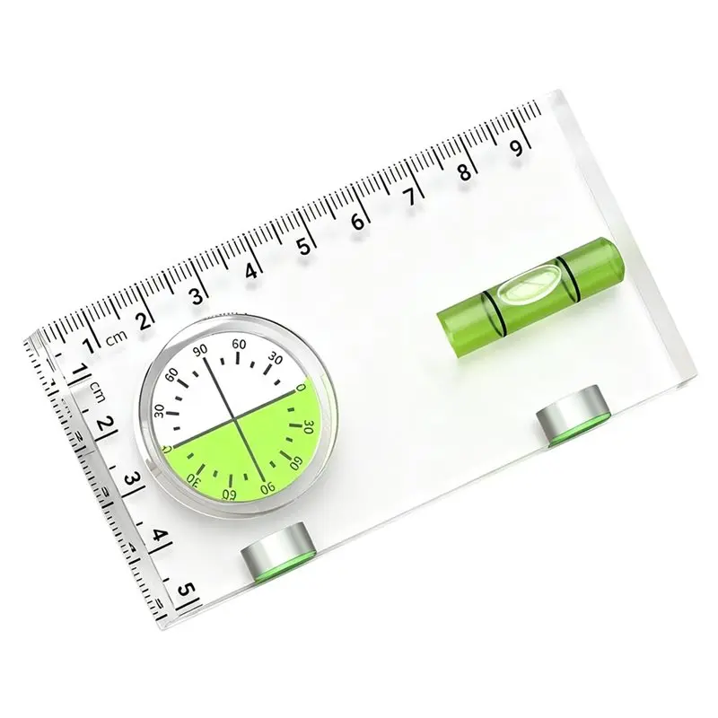 TKOH-Mini Level Ruler With Magnet-For Acrylic-Fits 1Pc For Accurate Angle Measurement