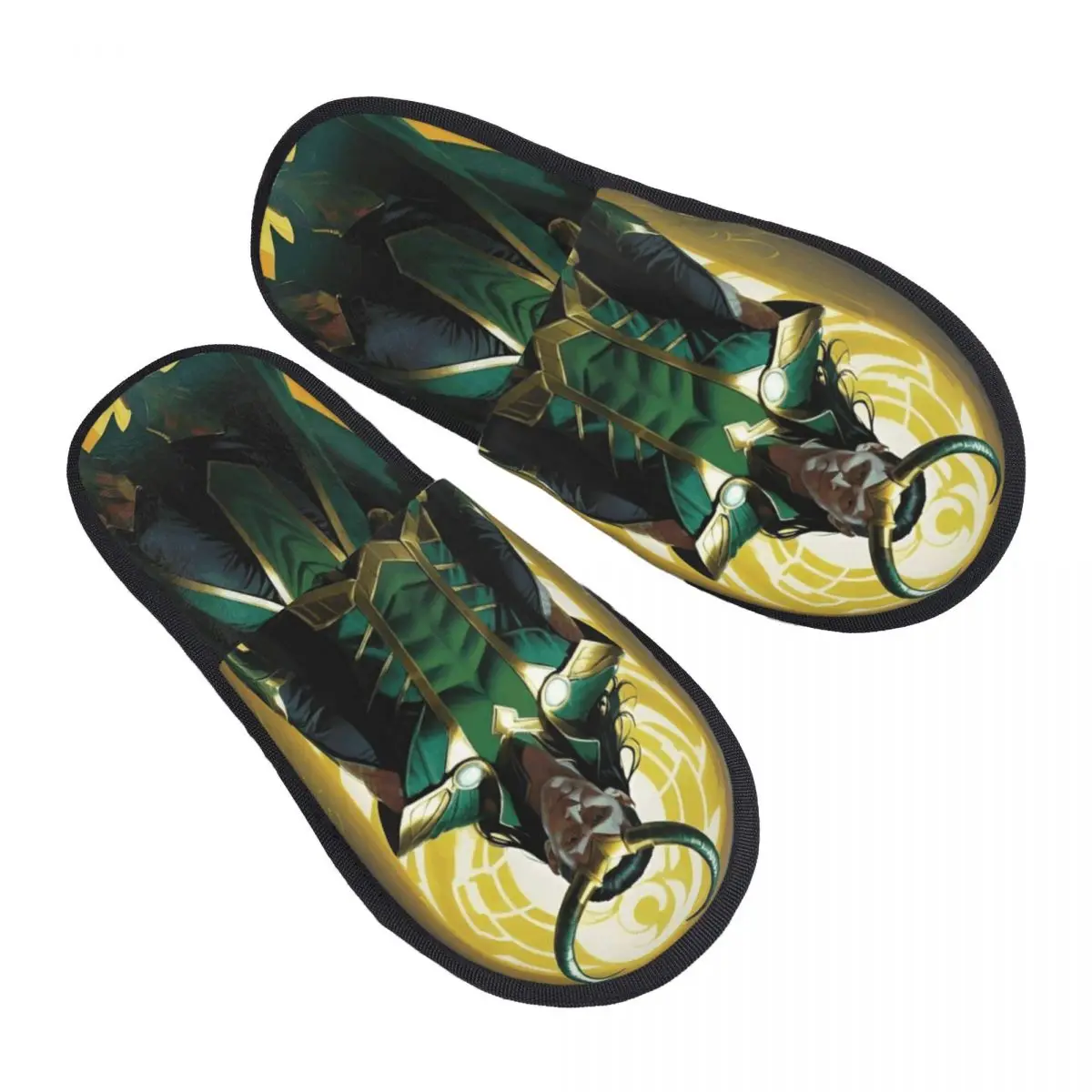 

Custom Loki Movie Comfort Scuff With Memory Foam Slippers Women Spa House Shoes