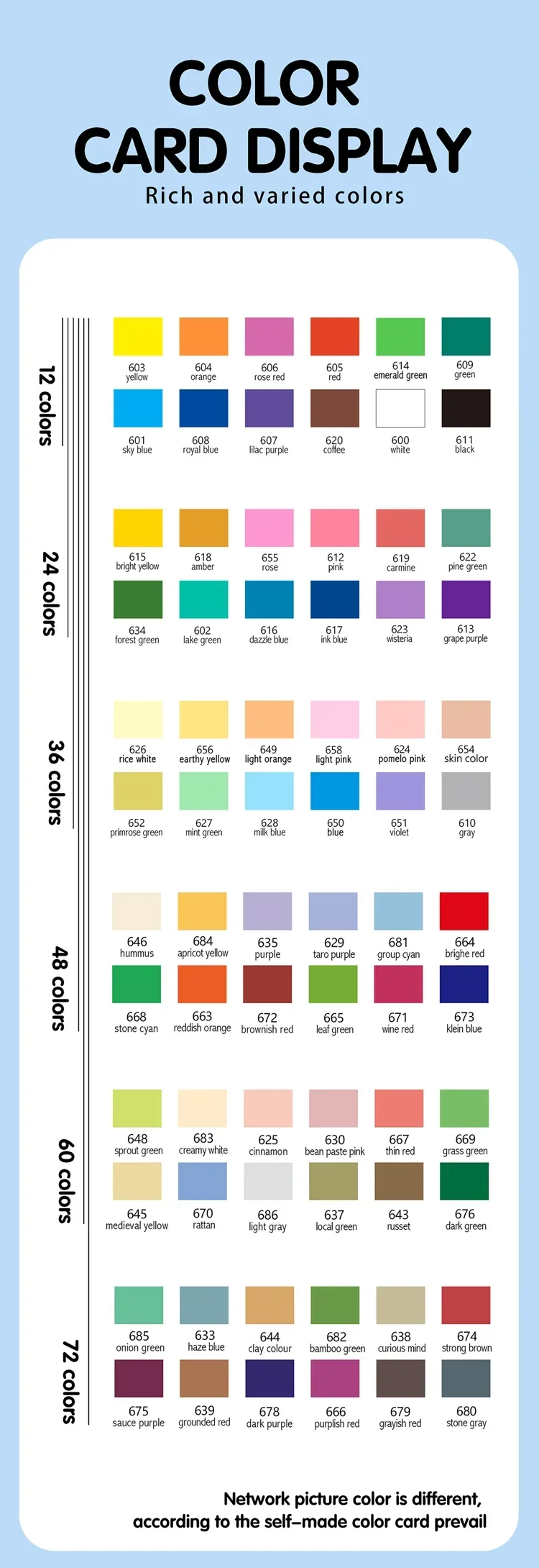 12-120 Farben Acrylfarben Stifte Marker Pinselspitze Farbmarker für Felsmalerei Holz Leinwand Stein, Weihnachtsgeschenk DIY Handwerk – Detail 11