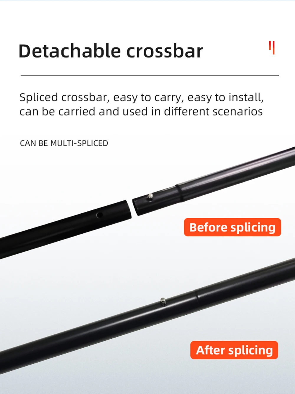 Tela de suporte triangular único de 100 polegadas. Fácil de guardar e transportar. Fácil instalação e desmontagem.