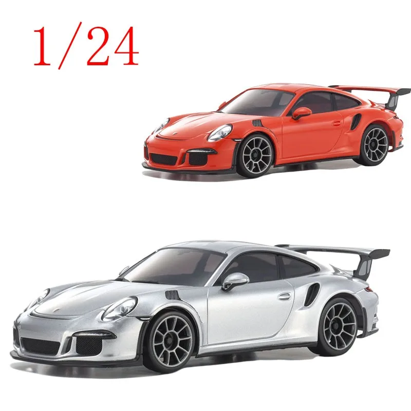 

KYOSHO Diecast 1/24 Scale MINI-Z AWD MR04 DZ01 Porsche 911 GT3 RS Body Shell Alloy Car Model Toys for Boys Gift