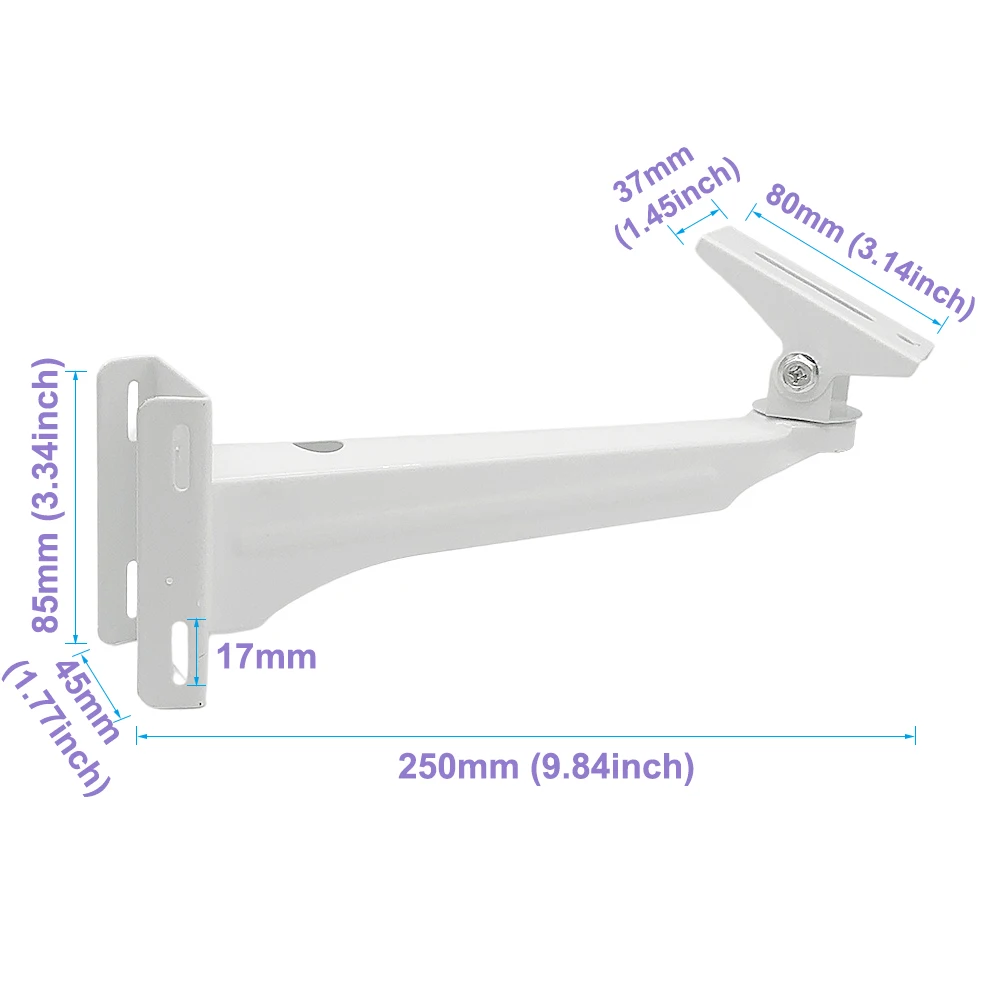 Metal Security CCTV Camera Pole/Column Mounting Bracket Monitoring Hoop Support Cylinder Clamps Mount Telephone Column Bracket