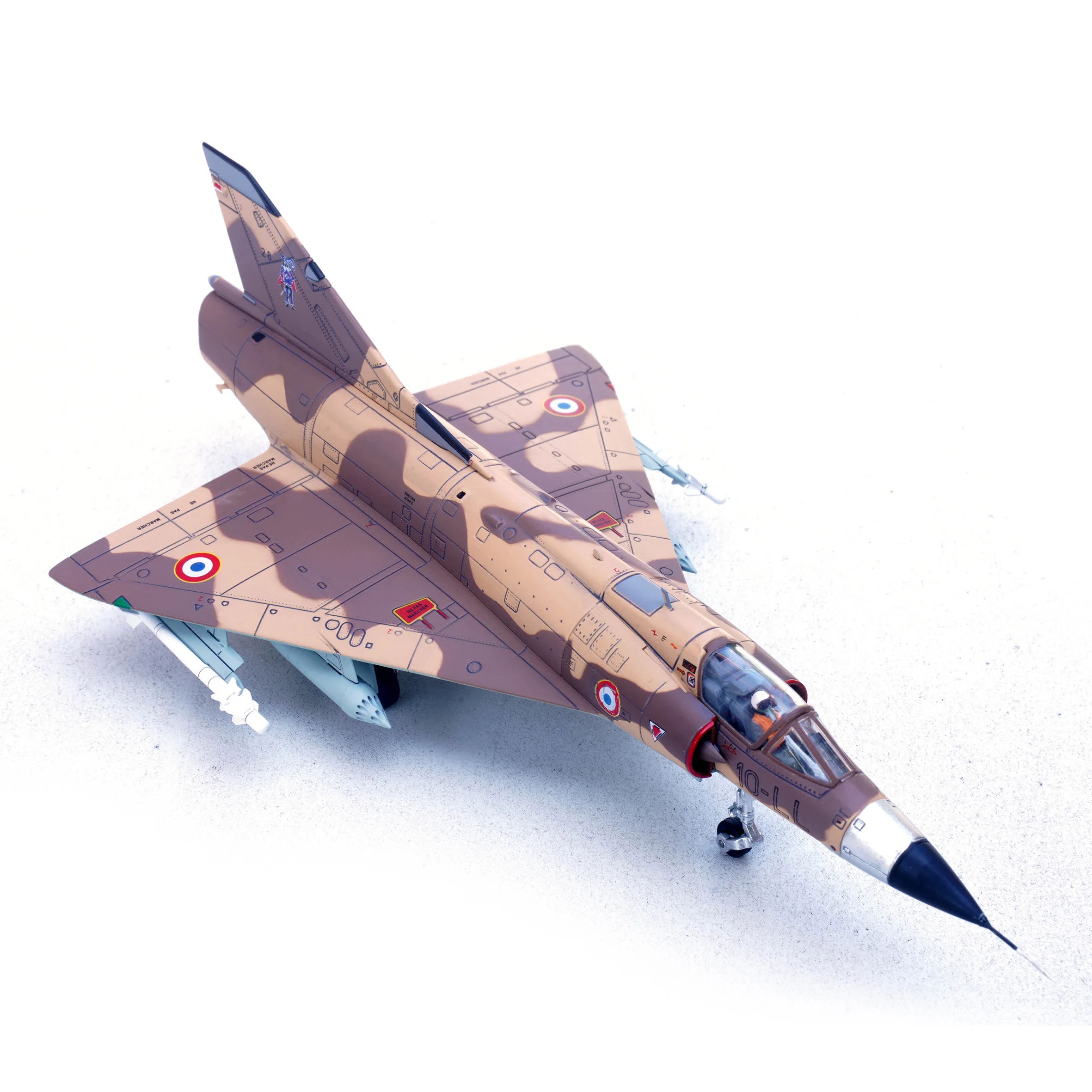 

1/72 14648PB French Mirage IIIC fighter model 188th Squadron Djibouti 1984 Alloy Collection Model