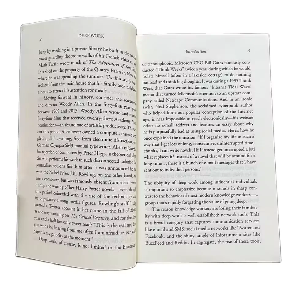 【在庫あり】ディープワーク英語書籍 カル・ニューポート著 集中した成功のためのルール：散漫な世界におけるリーダーシップ 英語書籍 ライブラリス