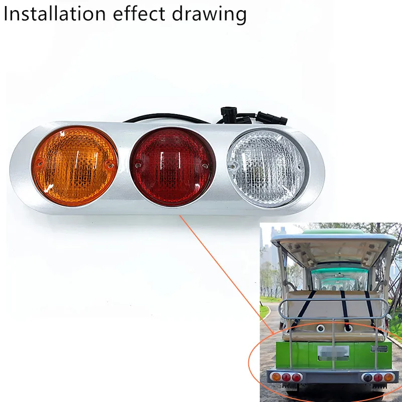 Golf Cart Light Kit for Taillight Yigao electric sightseeing car 12V turn signal reversing light Running light