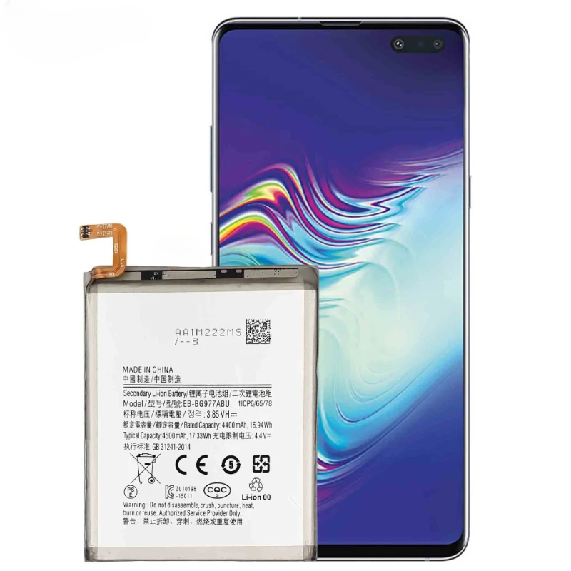 EB-BG977ABU 3.85V 4500mAh Battery For Samsung Galaxy S10 5G Version S10 X Version SM-G977 SM-G977V/U/T Batteries - Image 5