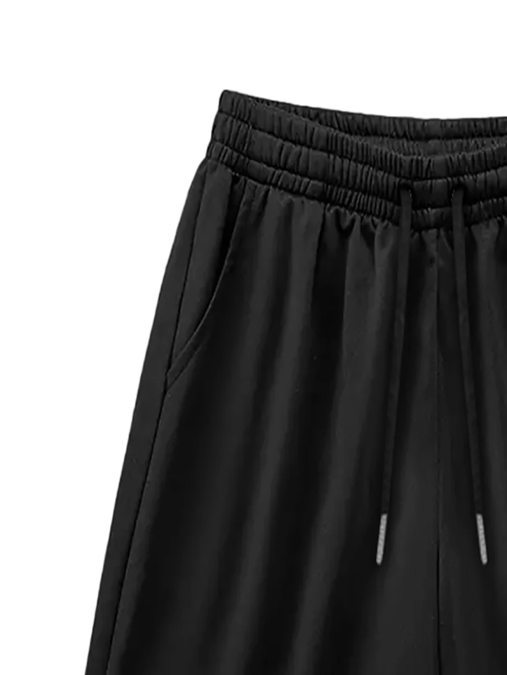 Shorts casuais pretos masculinos com padrão de manchas de sangue e estampa "Tonight is Night", estilo casual esportivo e confortável.