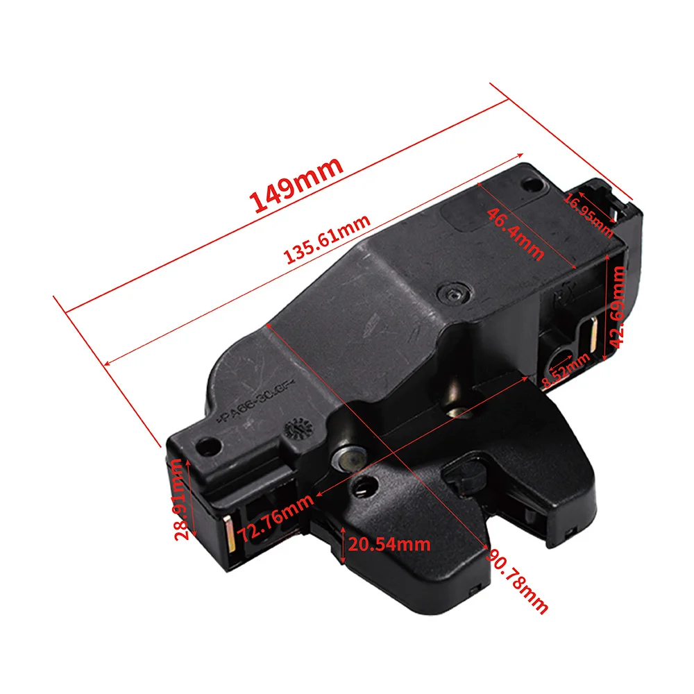 871982 Rear Trunk Locks Lid Locking Latch For Peugeot 206 307 407 For Citroen C2 C3 C4 Xsara Picasso Tailgate Lock Unit 871972