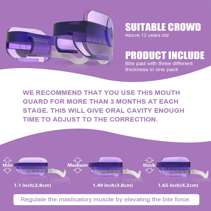Protège-dents de nuit réglable, protection buccale BM pour le meulage des dents, 3 étapes avec boîte, bruxisme Koheel