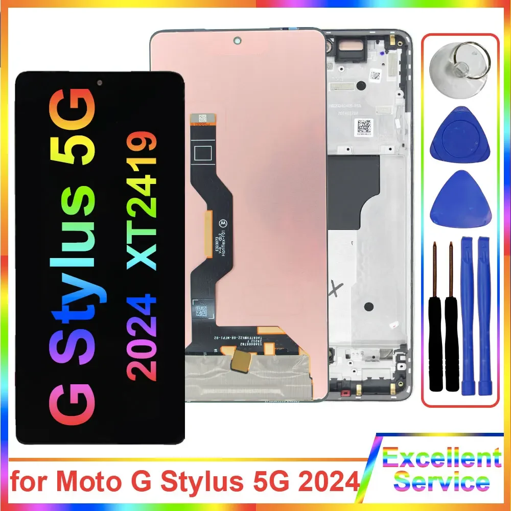 

6.7'' New LCD for Motorola Moto G Stylus 5G 2024 XT2419 LCD Display Touch Screen Digitizer Replacement for Moto G Stylus 5G 2024