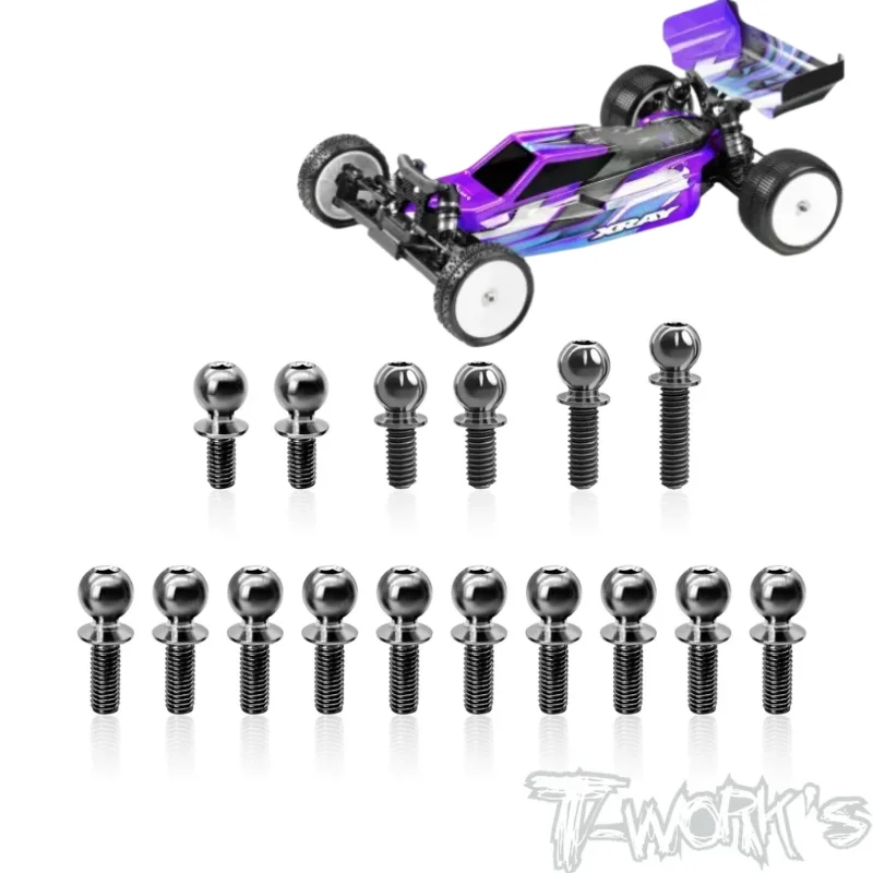 

Оригинальный комплект T Works Racing TP-211 64 с титановым шаровым наконечником (для Xray XB2C'25), 16 шт., профессиональная радиоуправляемая деталь