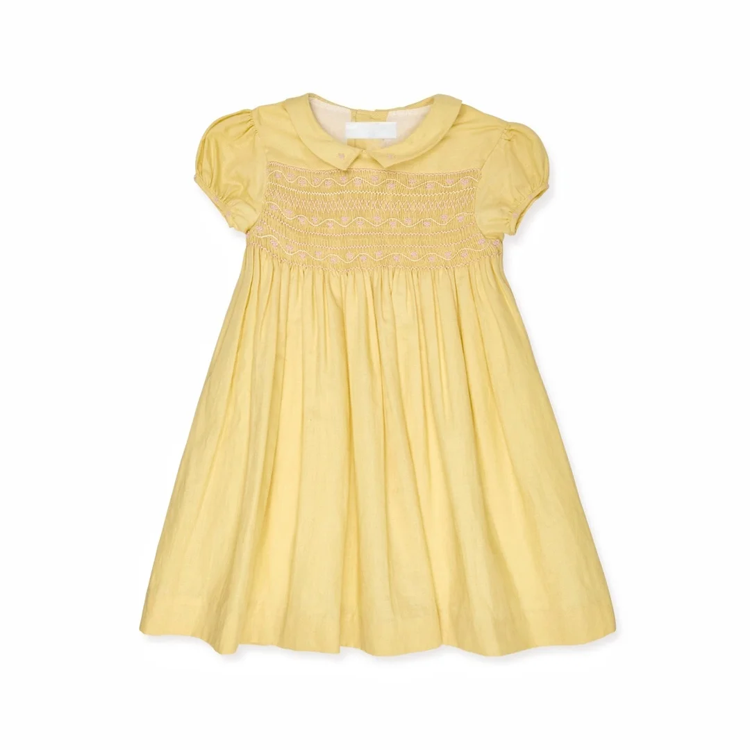 

Элитное летнее платье для девочек с вышивкой и короткими рукавами, праздничное, для детских мероприятий, из бутика детской одежды