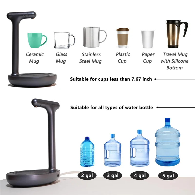 Efficient-Electric Bottled Water Pump Household Water Dispenser Automatic Water Pump Mineral Water Dispenser view 6
