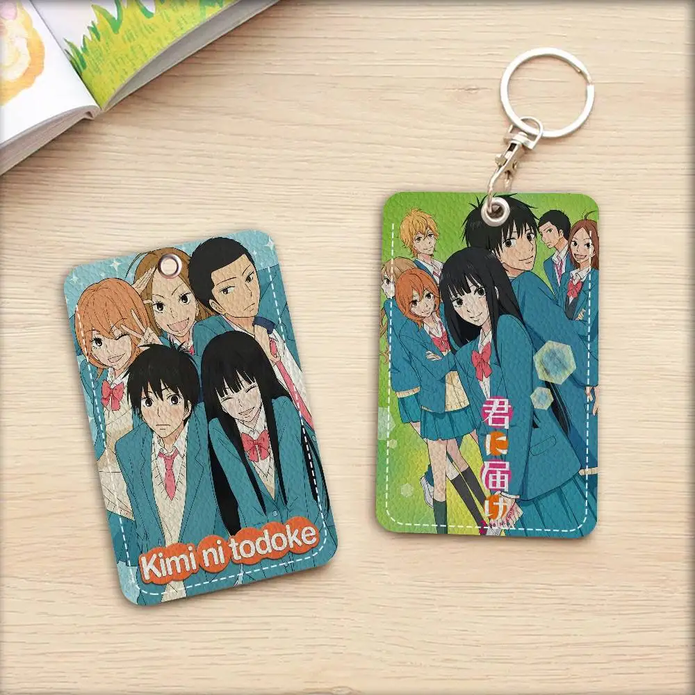 

Kimi Ni Todoke аниме держатель для карт доступа и еды брелок для кредитных карт защитный чехол для банковских карт брелок кулон мода