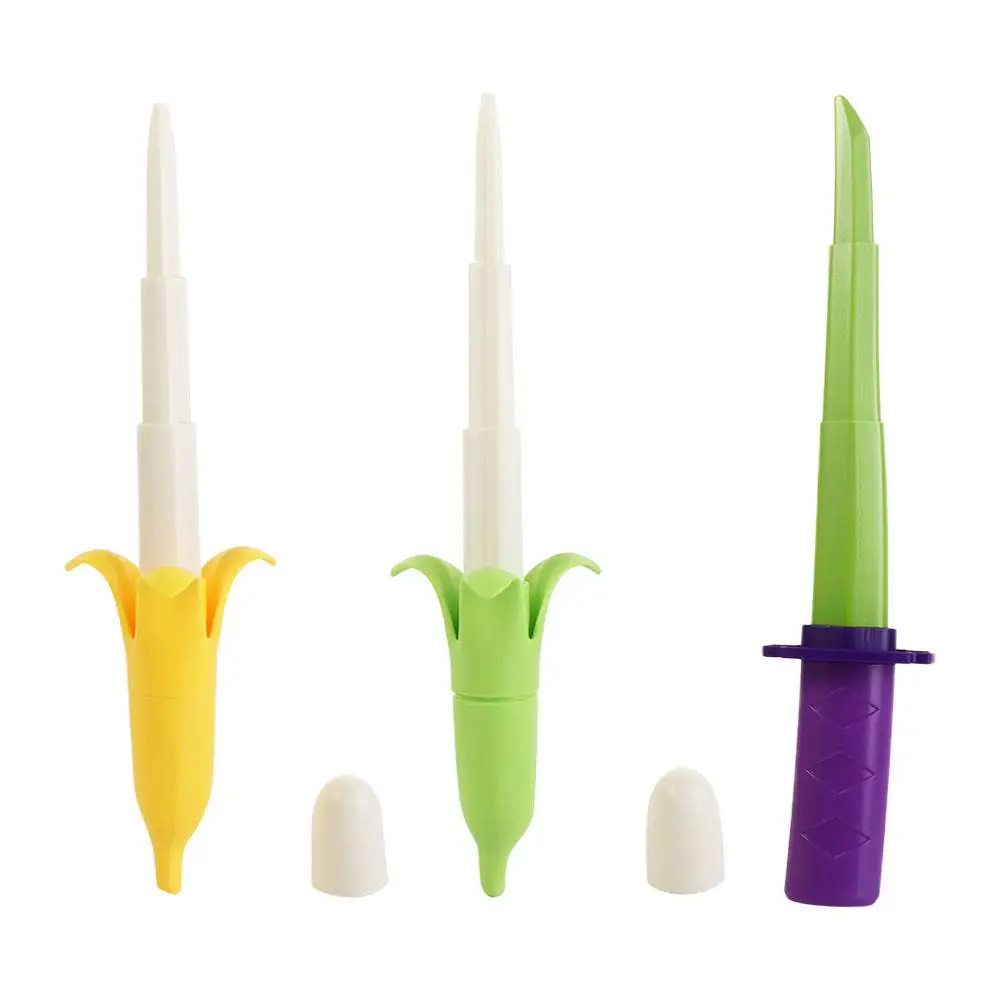 Zanahoria de dibujos animados extendida 3D gravedad zanahoria juguete tarjeta de empuje gravedad zanahoria Fidgets juguete Fidgets larga gravedad plátano juguete niñas