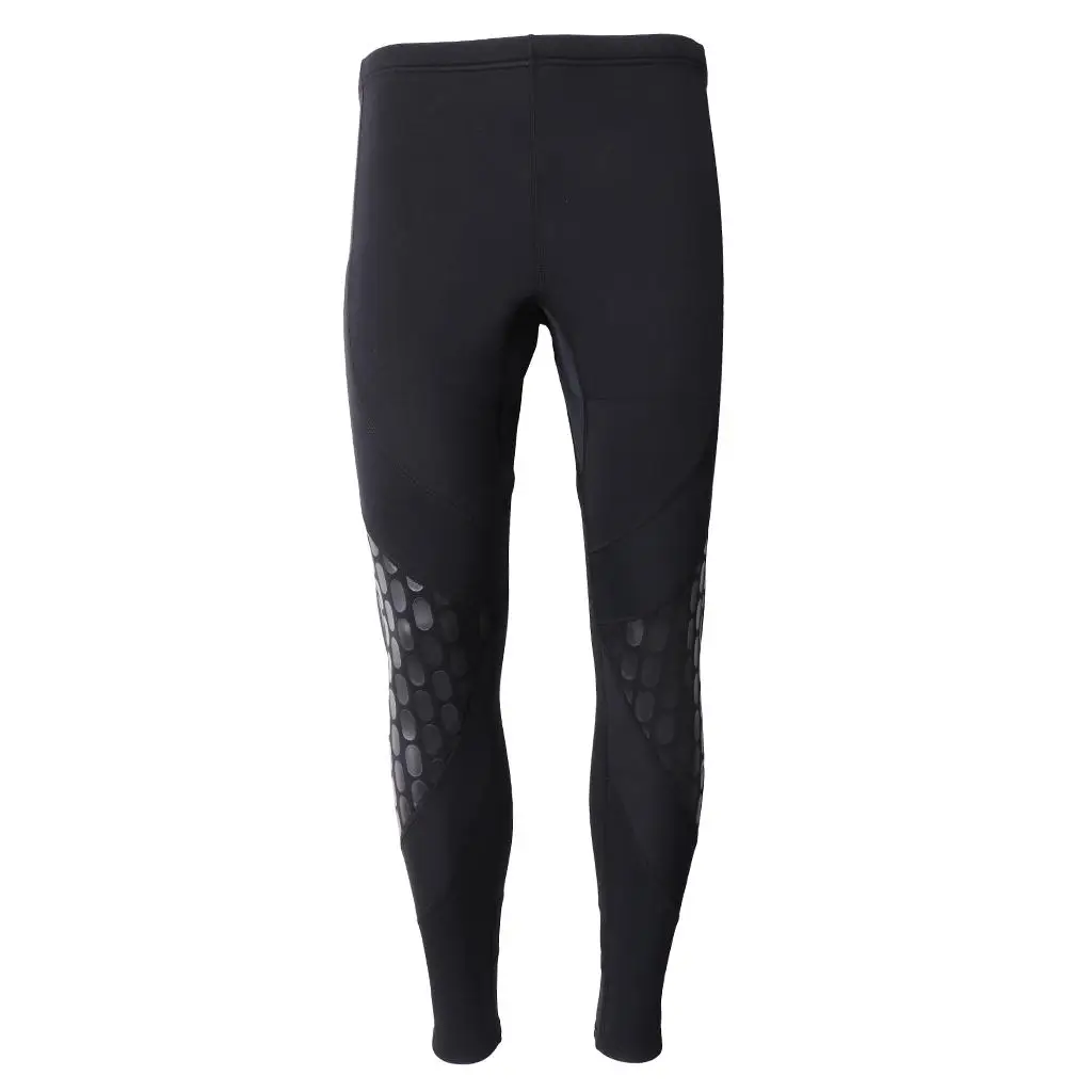 

Men's Wetsuit Pants 1.5mm Neoprene Long Sleeve Diving Snorkeling Canoe Pants Super Stretch Trousers Skinny Leggings M-XXL Black