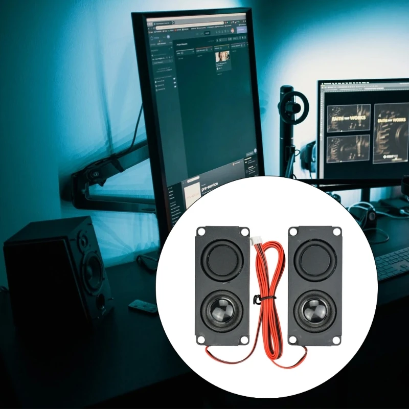 8Ohm 5W Speaker Stereo Woofer Loudspeaker 10045 LED TV Speaker Loudspeaker Portable Advertising Machine Speaker 55KC