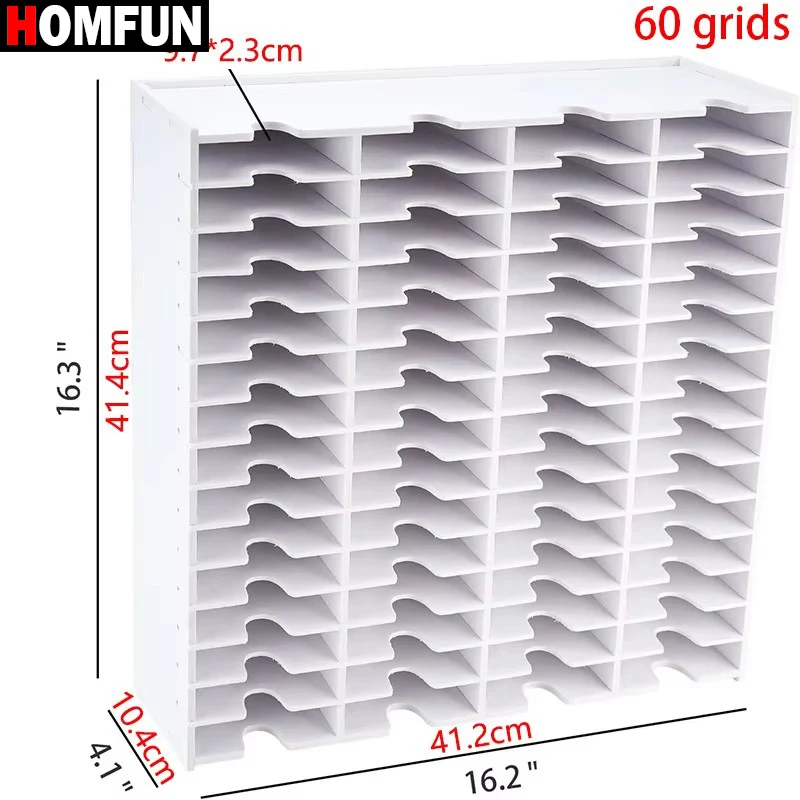 

HOMFUN DIY стеллаж для хранения кистей для мозаики 5D, настольные аксессуары, очень большой стеллаж для инструментов для рисования стразами