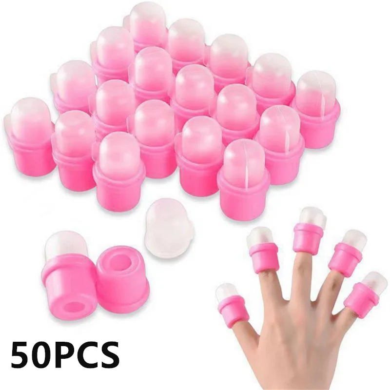 10/20/50pcs Nail Art Soak Off Cap Clip For Nails UV Gel Polish Remover Wraps Polish Remover Clips Manicure Cleaner Art Tools ﻿